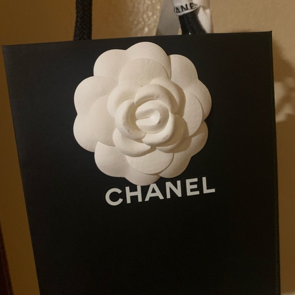 Brand new rare abd authentic Chanel shopping bag with bow , Chanel logo ribbon - Picture 8 of 9